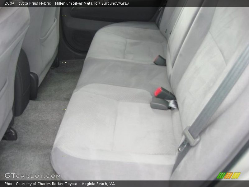 Millenium Silver Metallic / Burgundy/Gray 2004 Toyota Prius Hybrid