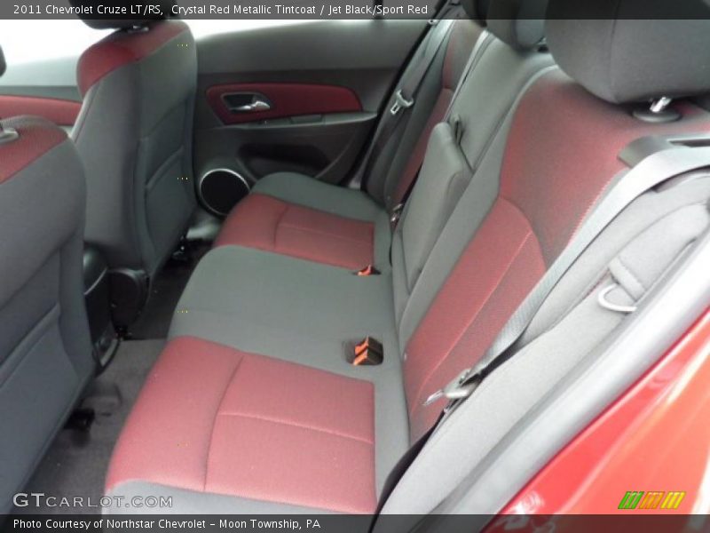 Crystal Red Metallic Tintcoat / Jet Black/Sport Red 2011 Chevrolet Cruze LT/RS