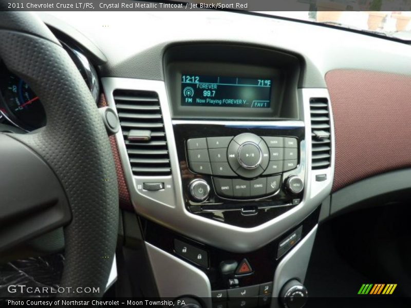 Crystal Red Metallic Tintcoat / Jet Black/Sport Red 2011 Chevrolet Cruze LT/RS