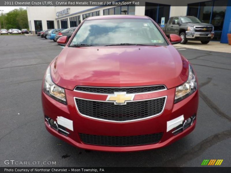 Crystal Red Metallic Tintcoat / Jet Black/Sport Red 2011 Chevrolet Cruze LT/RS