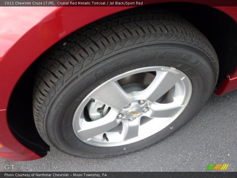Crystal Red Metallic Tintcoat / Jet Black/Sport Red 2011 Chevrolet Cruze LT/RS