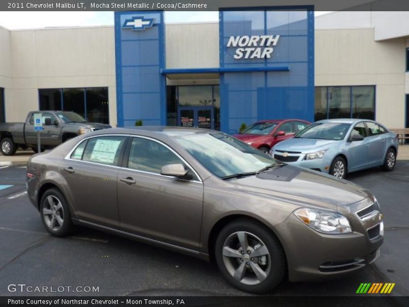 Mocha Steel Metallic / Cocoa/Cashmere 2011 Chevrolet Malibu LT