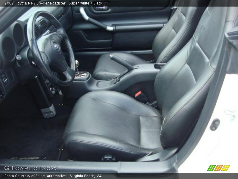  2002 MR2 Spyder Roadster Black Interior