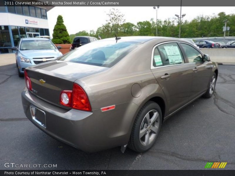 Mocha Steel Metallic / Cocoa/Cashmere 2011 Chevrolet Malibu LT