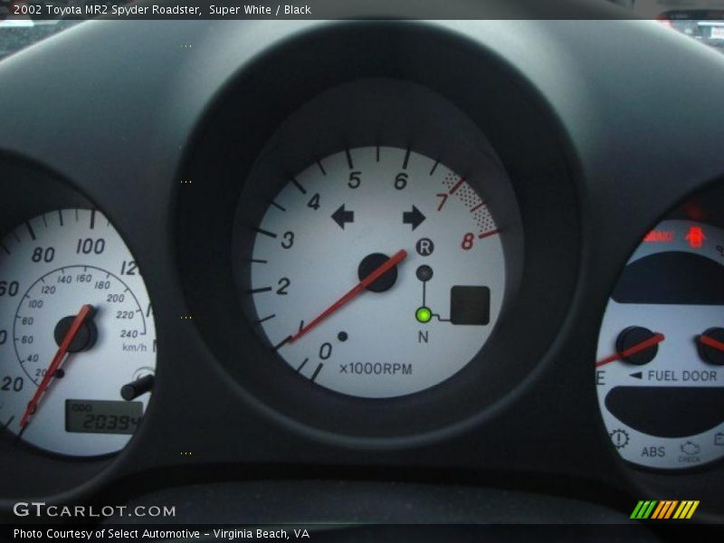  2002 MR2 Spyder Roadster Roadster Gauges
