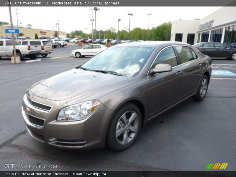Mocha Steel Metallic / Cocoa/Cashmere 2011 Chevrolet Malibu LT