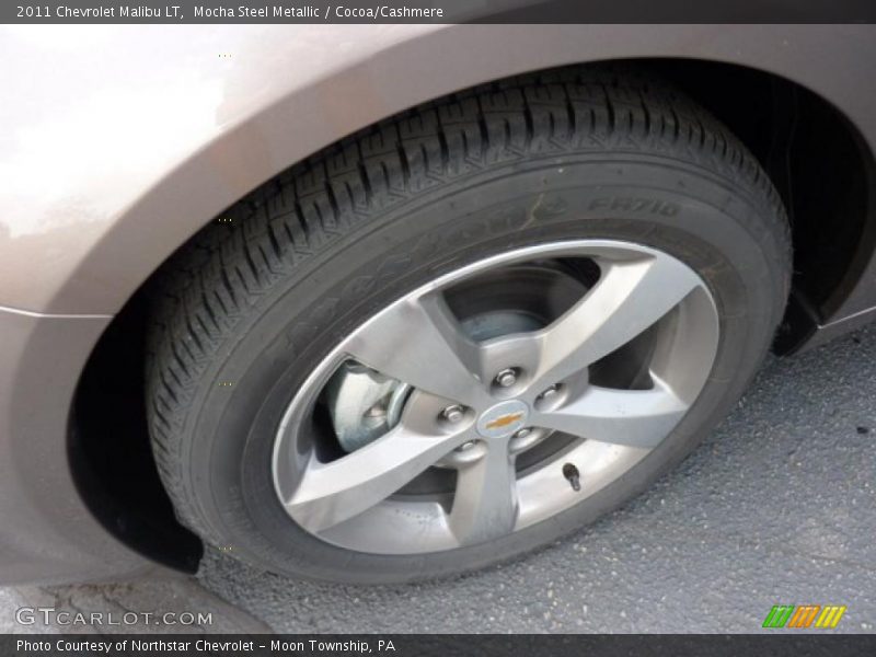 Mocha Steel Metallic / Cocoa/Cashmere 2011 Chevrolet Malibu LT
