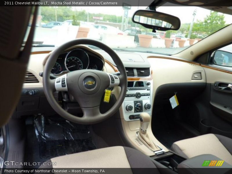 Mocha Steel Metallic / Cocoa/Cashmere 2011 Chevrolet Malibu LT