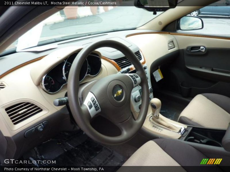 Mocha Steel Metallic / Cocoa/Cashmere 2011 Chevrolet Malibu LT