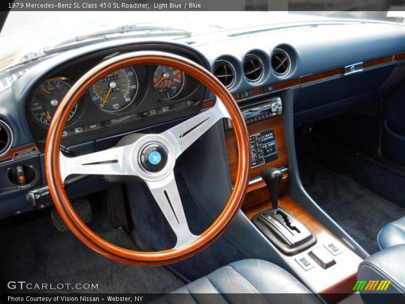  1979 SL Class 450 SL Roadster Blue Interior