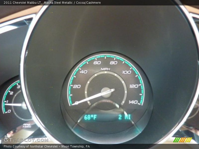 Mocha Steel Metallic / Cocoa/Cashmere 2011 Chevrolet Malibu LT