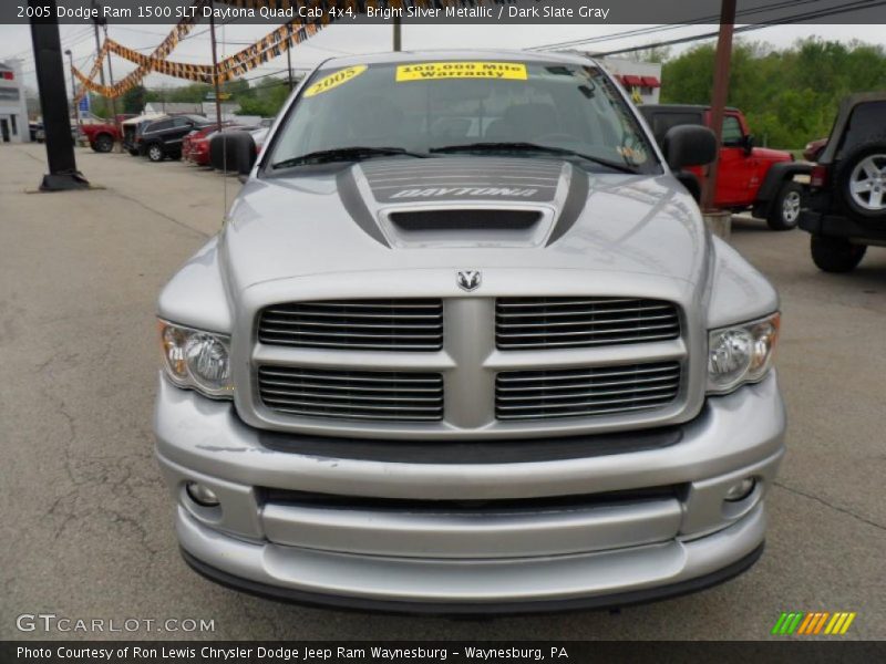 Bright Silver Metallic / Dark Slate Gray 2005 Dodge Ram 1500 SLT Daytona Quad Cab 4x4