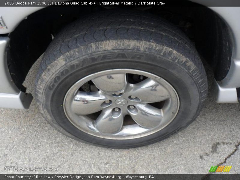Bright Silver Metallic / Dark Slate Gray 2005 Dodge Ram 1500 SLT Daytona Quad Cab 4x4