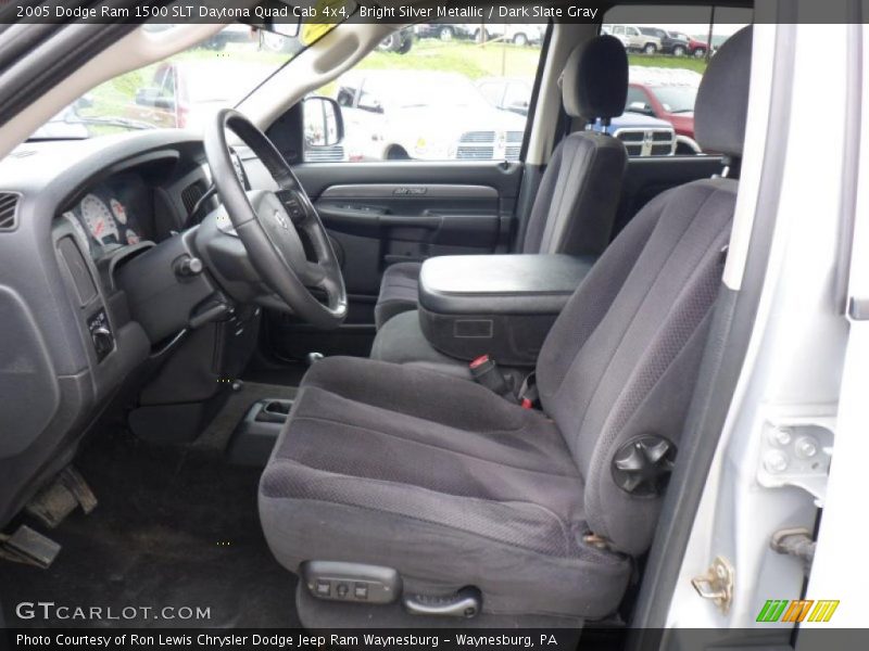 Bright Silver Metallic / Dark Slate Gray 2005 Dodge Ram 1500 SLT Daytona Quad Cab 4x4