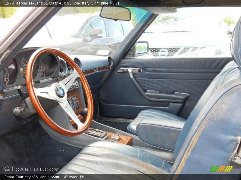  1979 SL Class 450 SL Roadster Blue Interior