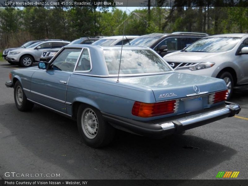 Light Blue / Blue 1979 Mercedes-Benz SL Class 450 SL Roadster