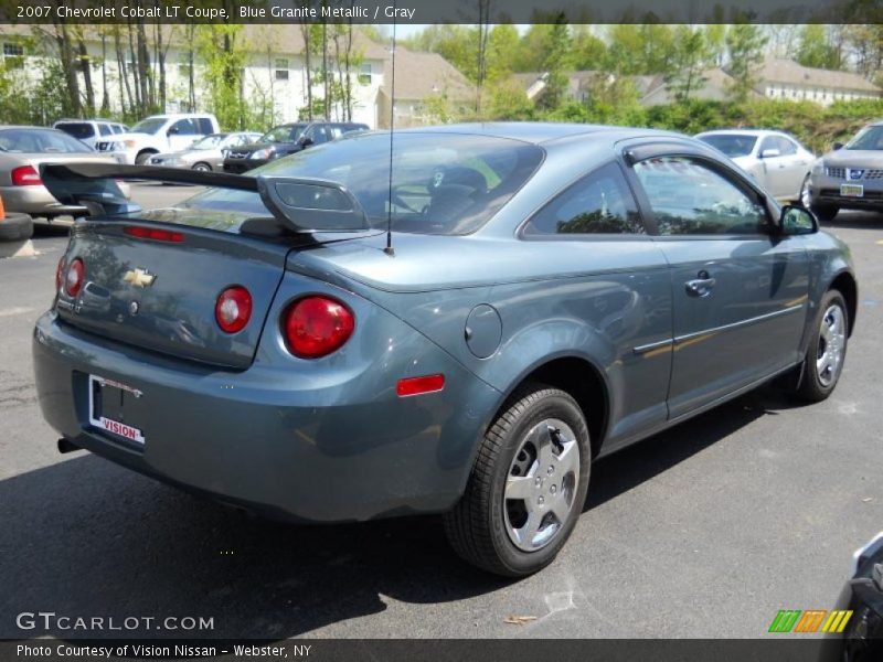 Blue Granite Metallic / Gray 2007 Chevrolet Cobalt LT Coupe