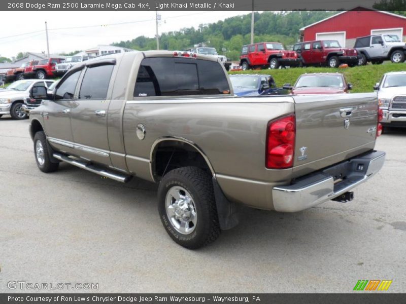 Light Khaki Metallic / Khaki 2008 Dodge Ram 2500 Laramie Mega Cab 4x4