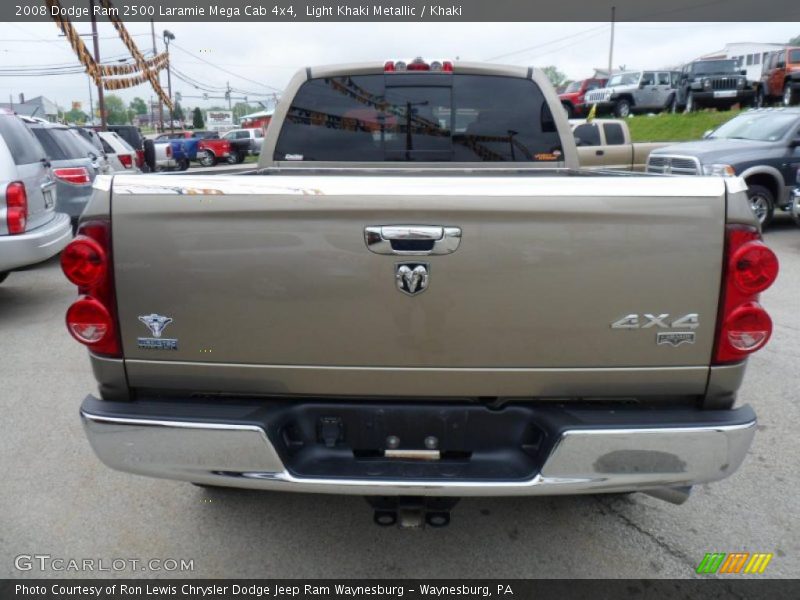 Light Khaki Metallic / Khaki 2008 Dodge Ram 2500 Laramie Mega Cab 4x4