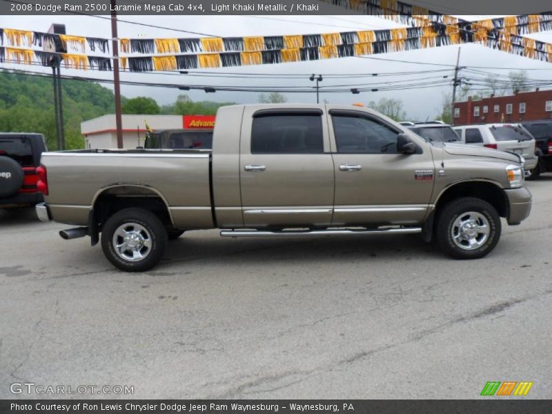 Light Khaki Metallic / Khaki 2008 Dodge Ram 2500 Laramie Mega Cab 4x4