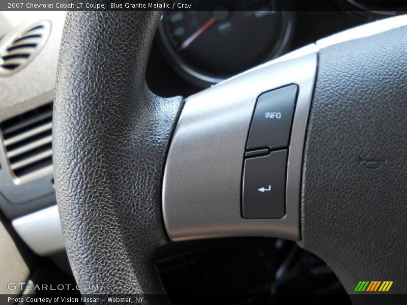 Blue Granite Metallic / Gray 2007 Chevrolet Cobalt LT Coupe