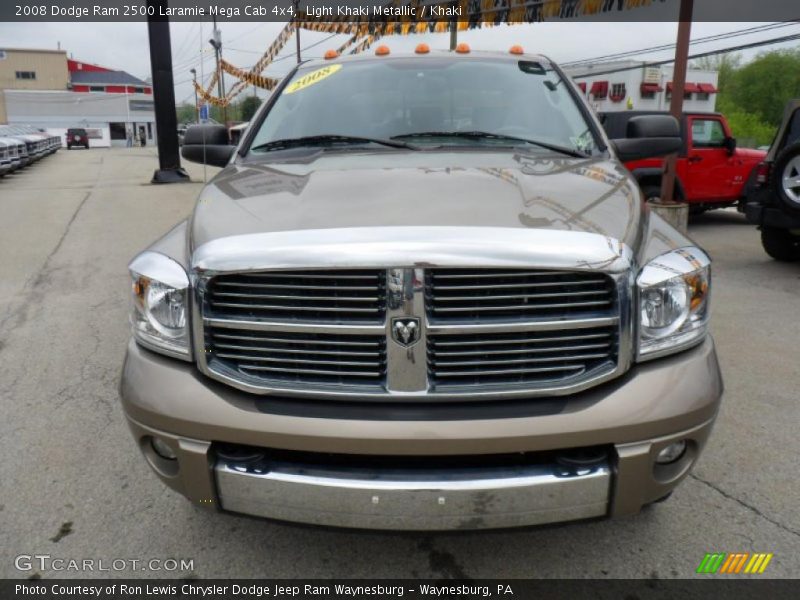 Light Khaki Metallic / Khaki 2008 Dodge Ram 2500 Laramie Mega Cab 4x4