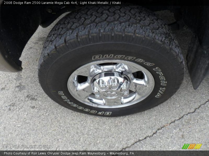Light Khaki Metallic / Khaki 2008 Dodge Ram 2500 Laramie Mega Cab 4x4