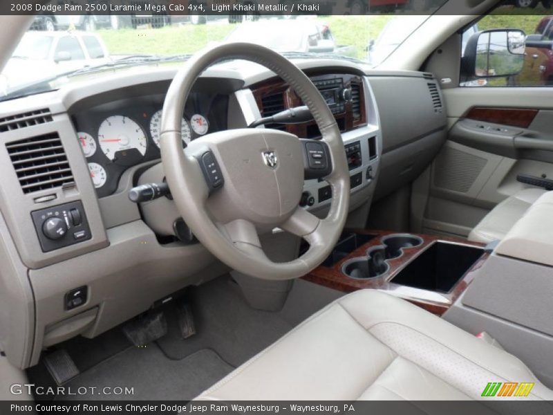 2008 Ram 2500 Laramie Mega Cab 4x4 Khaki Interior