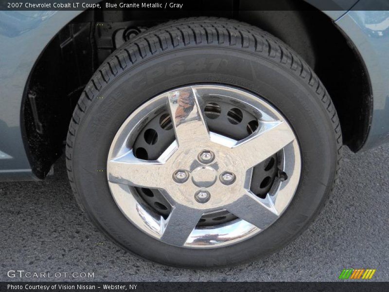 Blue Granite Metallic / Gray 2007 Chevrolet Cobalt LT Coupe