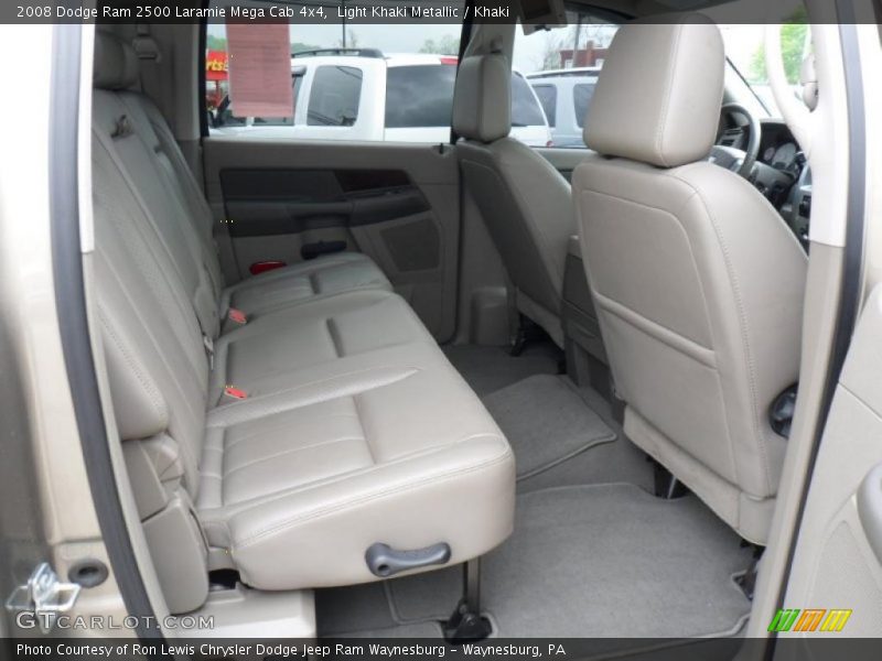 Light Khaki Metallic / Khaki 2008 Dodge Ram 2500 Laramie Mega Cab 4x4