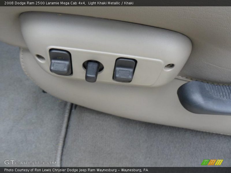 Light Khaki Metallic / Khaki 2008 Dodge Ram 2500 Laramie Mega Cab 4x4