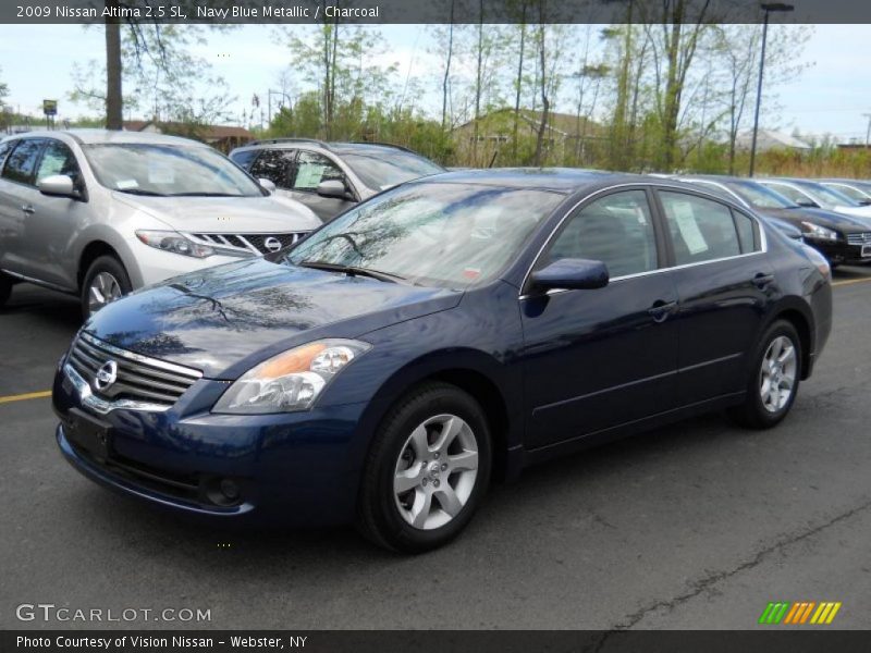 Navy Blue Metallic / Charcoal 2009 Nissan Altima 2.5 SL