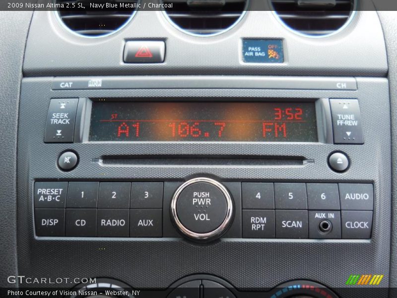 Navy Blue Metallic / Charcoal 2009 Nissan Altima 2.5 SL