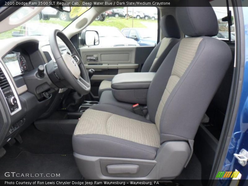  2010 Ram 3500 SLT Regular Cab Dark Slate/Medium Graystone Interior