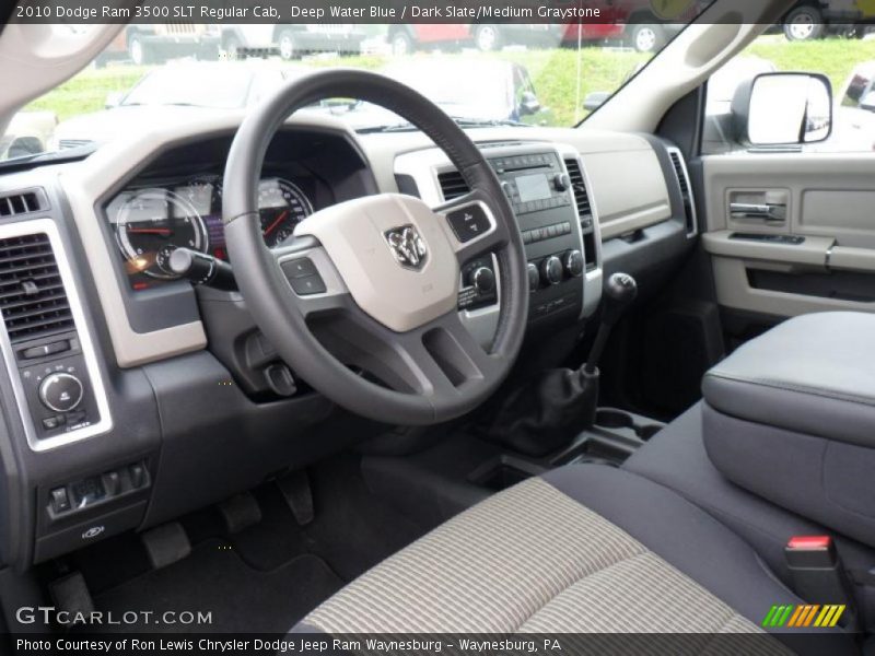 Deep Water Blue / Dark Slate/Medium Graystone 2010 Dodge Ram 3500 SLT Regular Cab