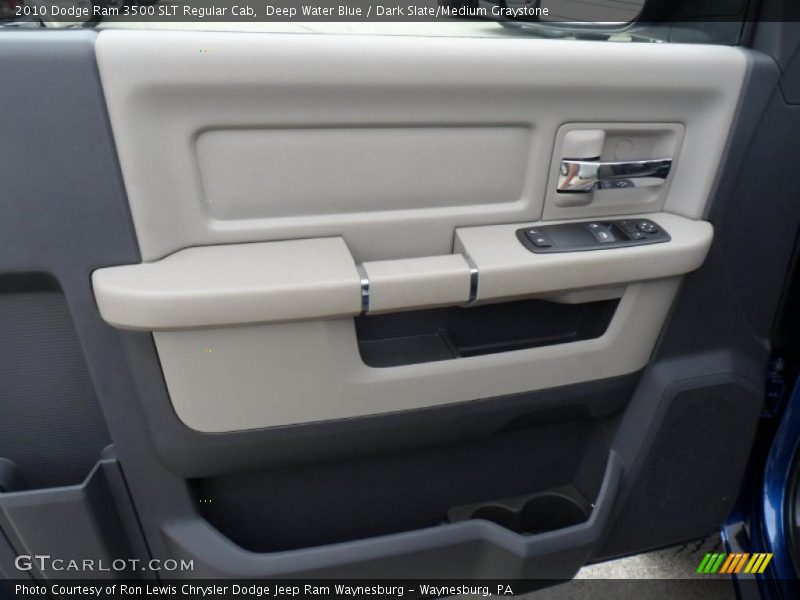 Deep Water Blue / Dark Slate/Medium Graystone 2010 Dodge Ram 3500 SLT Regular Cab