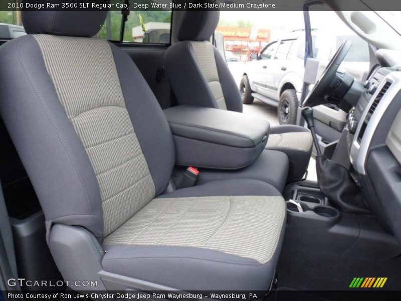 Deep Water Blue / Dark Slate/Medium Graystone 2010 Dodge Ram 3500 SLT Regular Cab