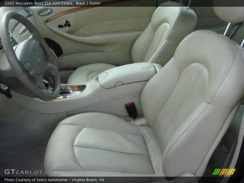 Black / Oyster 2003 Mercedes-Benz CLK 320 Coupe