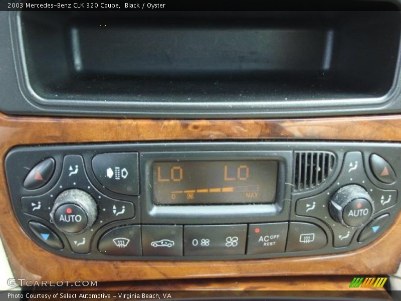 Black / Oyster 2003 Mercedes-Benz CLK 320 Coupe