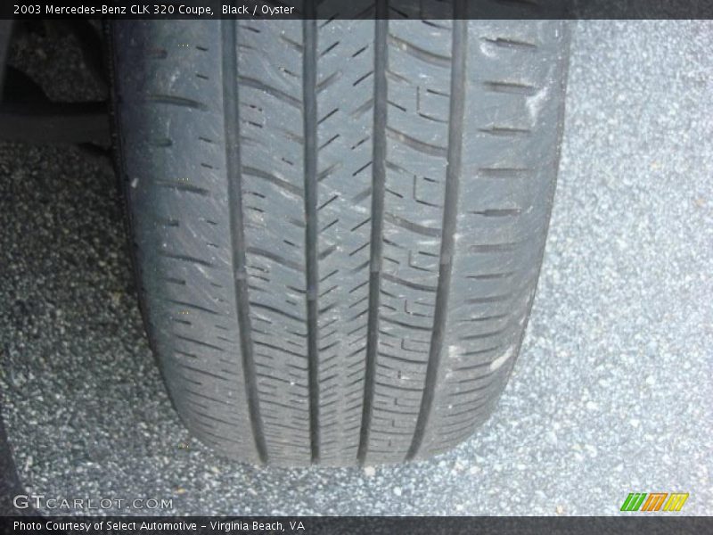 Black / Oyster 2003 Mercedes-Benz CLK 320 Coupe