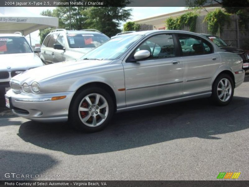 Platinum Metallic / Charcoal 2004 Jaguar X-Type 2.5