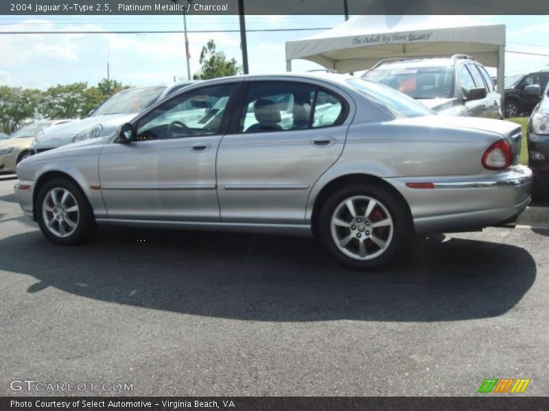 Platinum Metallic / Charcoal 2004 Jaguar X-Type 2.5
