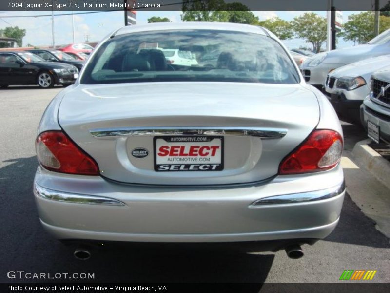 Platinum Metallic / Charcoal 2004 Jaguar X-Type 2.5