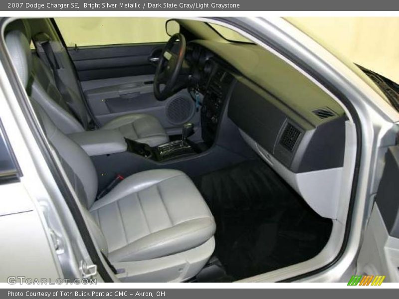 Bright Silver Metallic / Dark Slate Gray/Light Graystone 2007 Dodge Charger SE