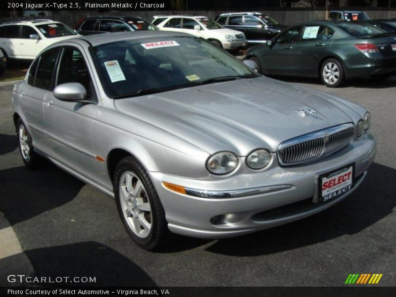 Platinum Metallic / Charcoal 2004 Jaguar X-Type 2.5