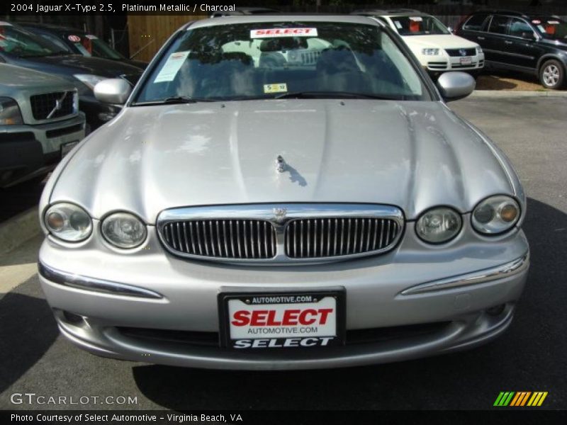 Platinum Metallic / Charcoal 2004 Jaguar X-Type 2.5