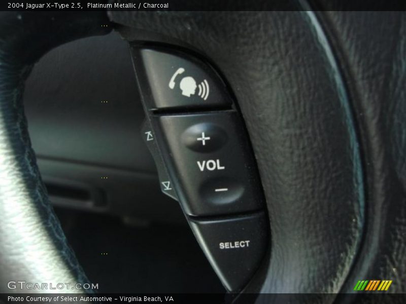 Controls of 2004 X-Type 2.5