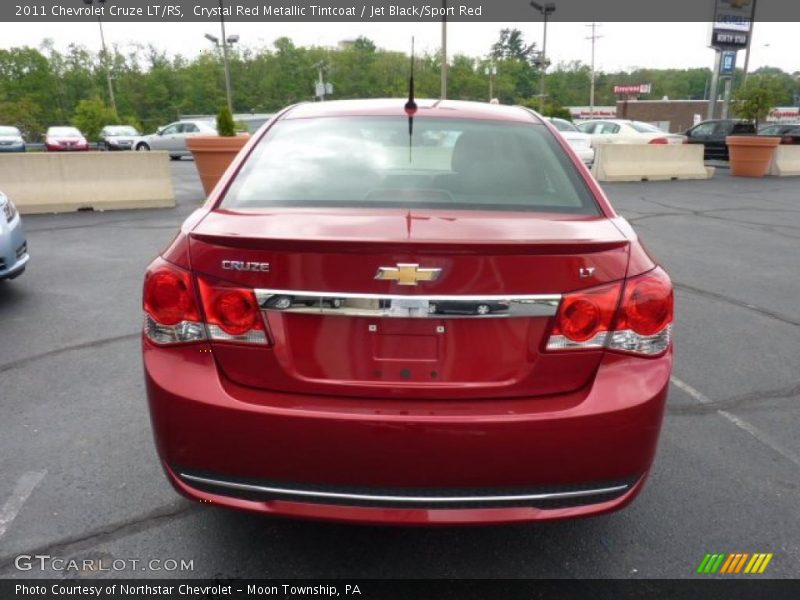 Crystal Red Metallic Tintcoat / Jet Black/Sport Red 2011 Chevrolet Cruze LT/RS