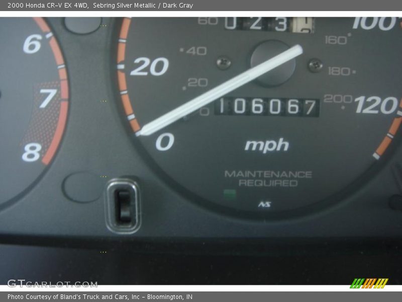 Sebring Silver Metallic / Dark Gray 2000 Honda CR-V EX 4WD