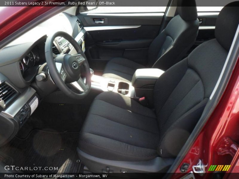 Ruby Red Pearl / Off-Black 2011 Subaru Legacy 2.5i Premium